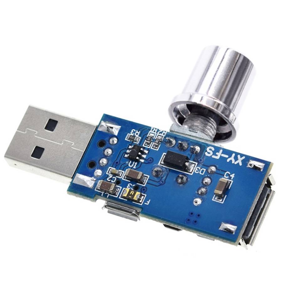 2 PCS HW-602 USB Fan Governor Wind Speed Controller Air Volume Regulator Cooling Mute Multifuncti...