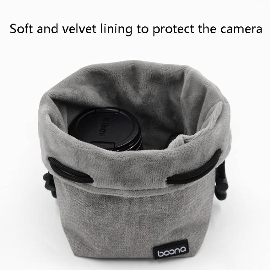 Benna Waterproof SLR Camera Lens Bag  Lens Protective Cover Pouch Bag, Round Small, Round Medium,...