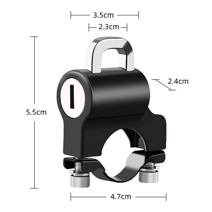 Electric Car Helmet Lock Anti-Theft Fixed Multi-Function Lock Bicycle Handle Fixed Helmet Anti-Th...