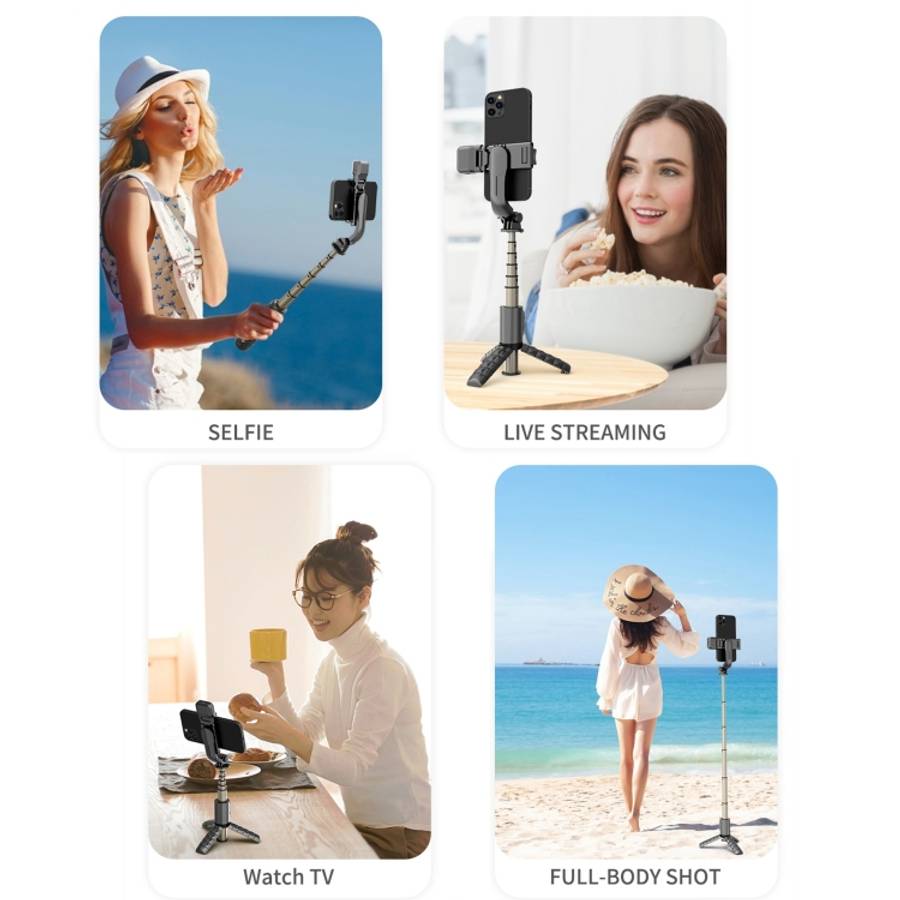 Mini Selfie Stick Integrated Multifunctional Bluetooth Selfie, Specification:, Q10S 70cm With Fil...