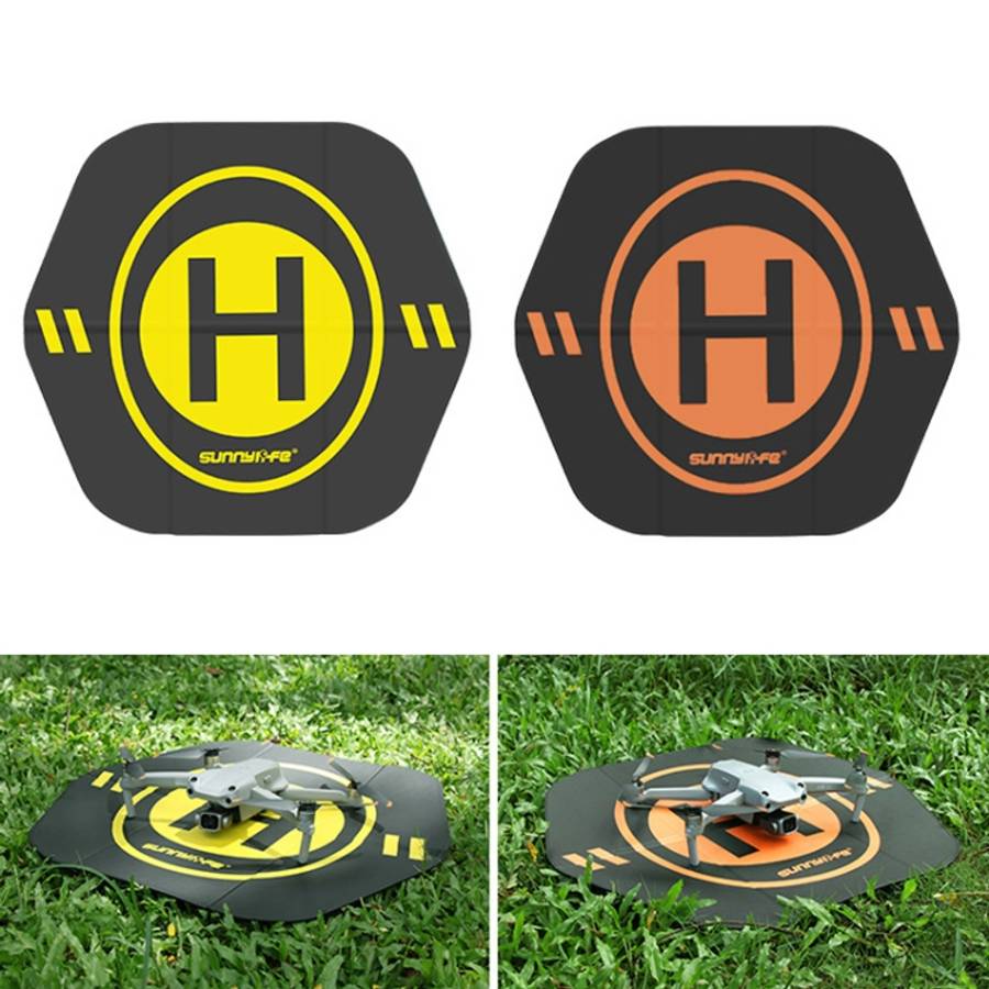 Sunnylife Drone Universal Double Sided Foldable Leather Helipad,Size:55 x 50cm