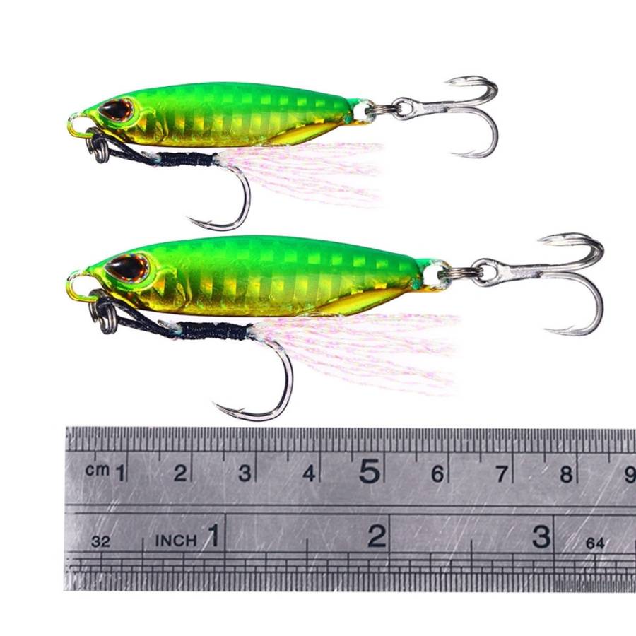 2 PCS HENGJIA Shore Casting Lead Fish Long-distance Casting Sinker Double Hook Lure, 16g, 32g