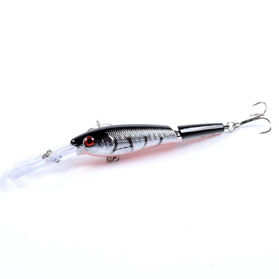 M0208 13.3cm/13.4g Lure Bionic Multi-section Mino Fake Lure Plastic Lure, M0208 3, M0208 4, M0208...