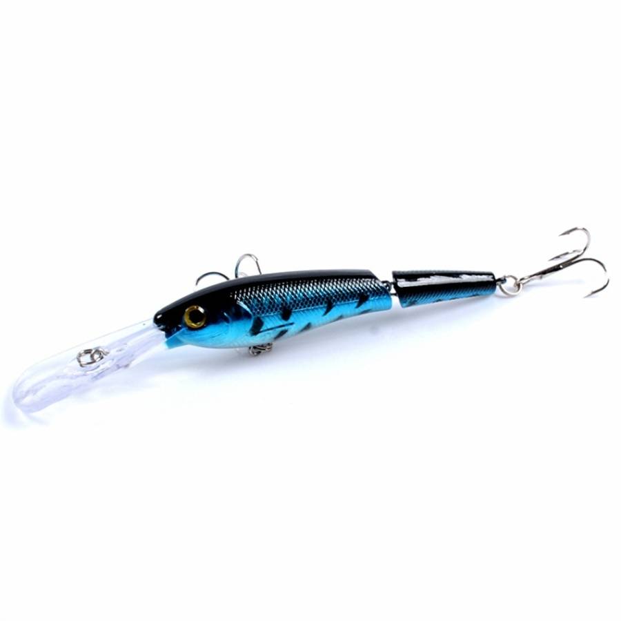 M0208 13.3cm/13.4g Lure Bionic Multi-section Mino Fake Lure Plastic Lure, M0208 3, M0208 4, M0208...