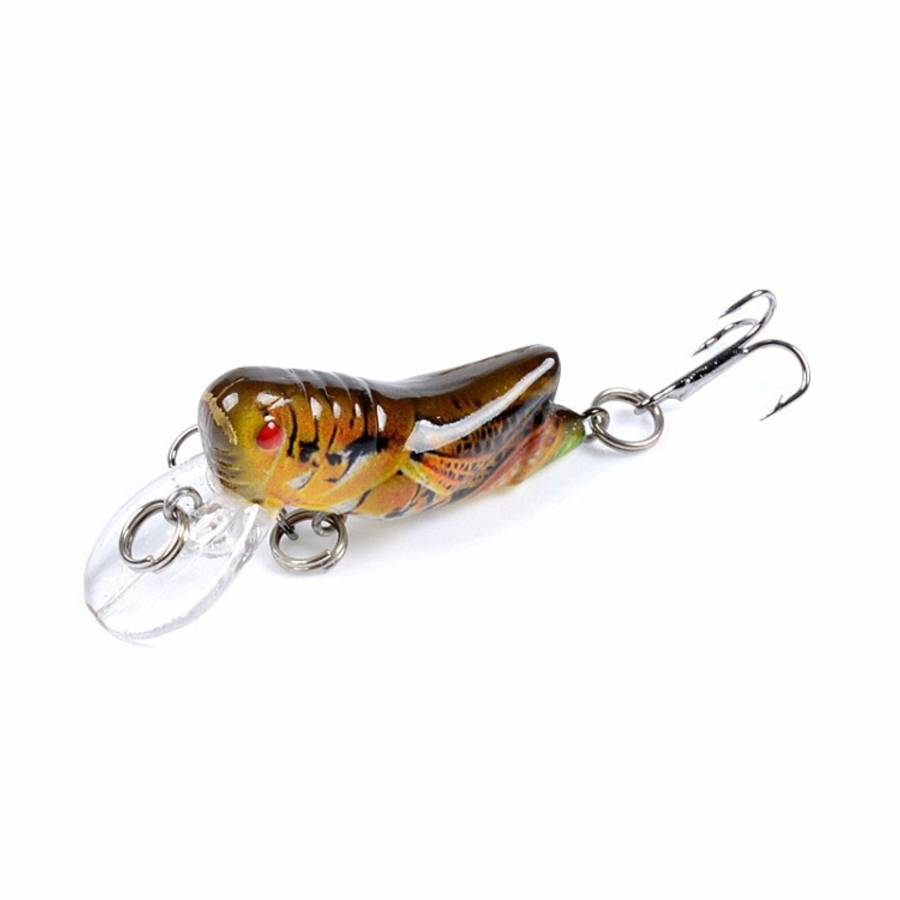 LB119 Insect Grasshopper Bionic Bait Painted Plastic Hard Bait, LB119 4, LB119 1, LB119 2