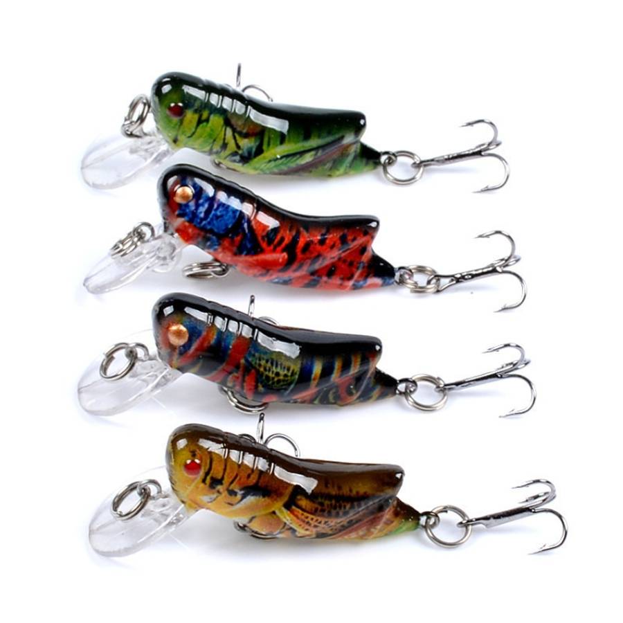 LB119 Insect Grasshopper Bionic Bait Painted Plastic Hard Bait, LB119 4, LB119 1, LB119 2