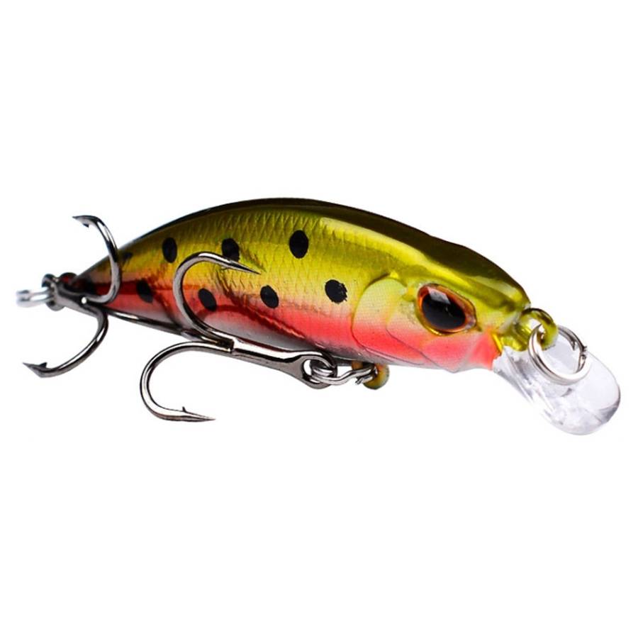 5.3cm 4.6g Sinking Minnow Lure Long Casting Bionic Plastic Hard Bait Fishing Tackle, PROBEROS DW5...