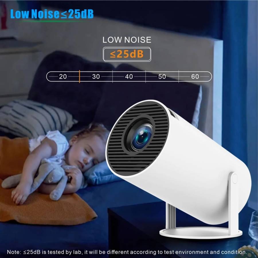 HY300 PRO Smart Projector Android 11.0 System 160 Lumen Portable Projector, EU Plug, US Plug, UK ...