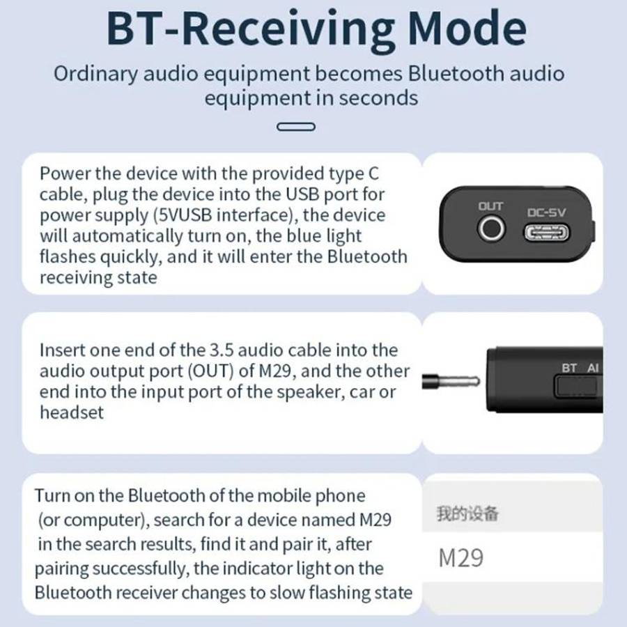 Bluetooth 5.4 Audio Common Ground Isolator Receiver Anti-interference Noise Reducer