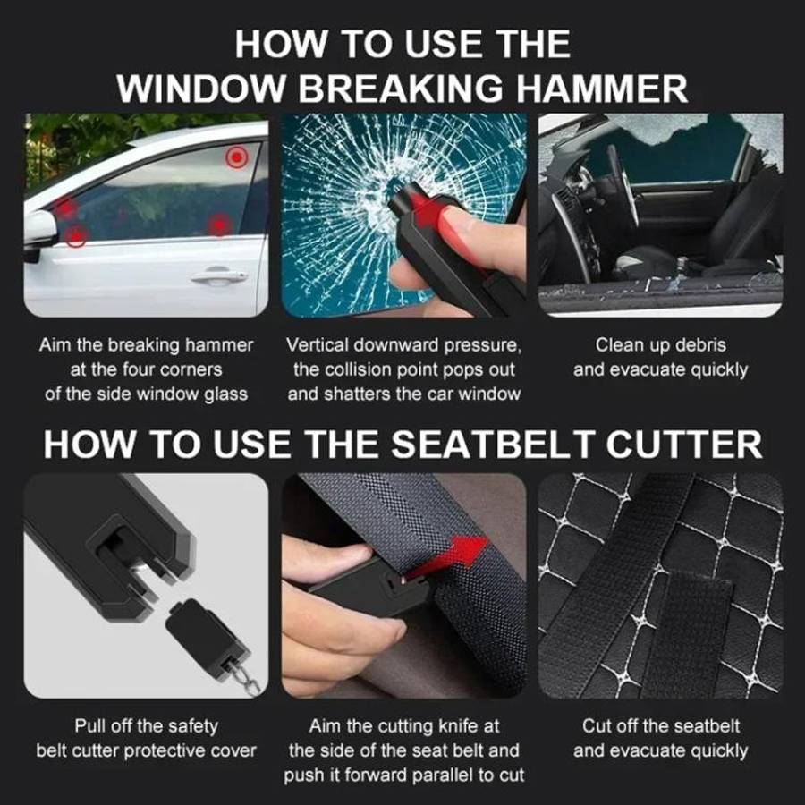Car Safety Hammer Emergency Window Breaker