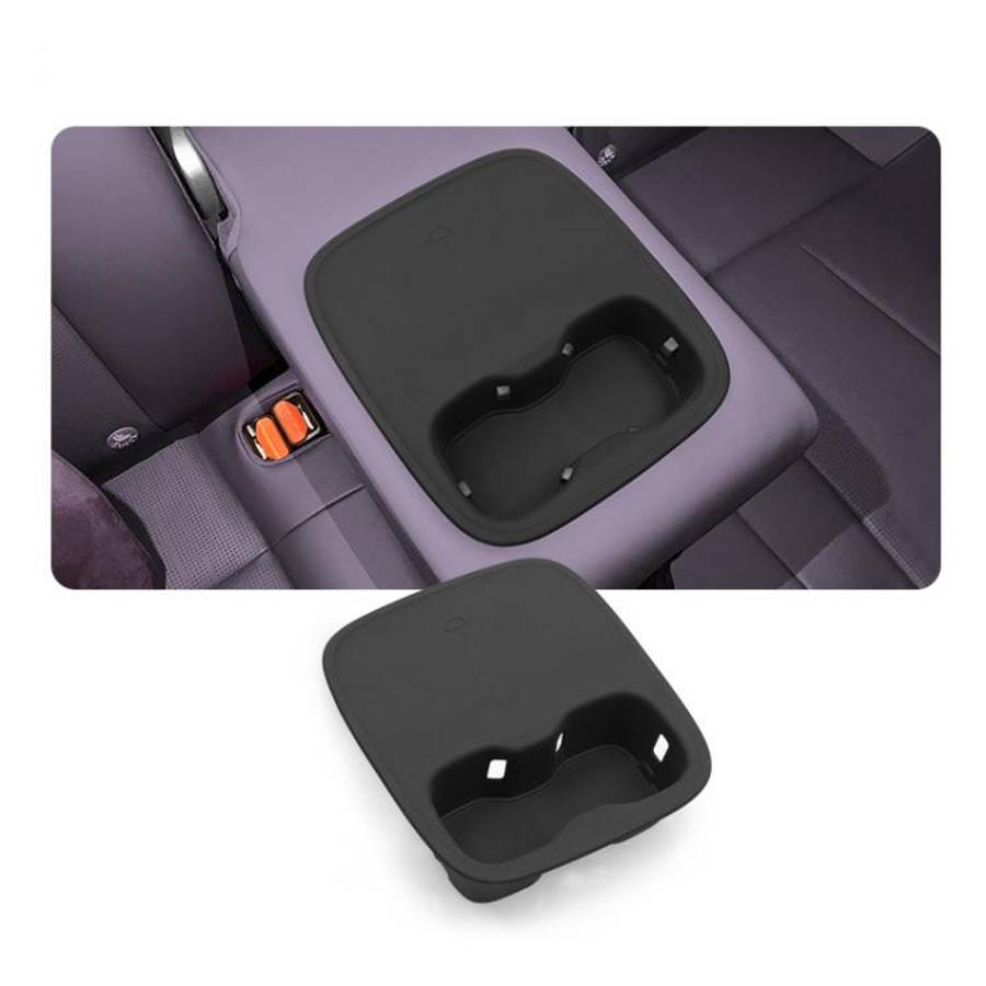 For Leapmotor B10 Wireless Charging Silicone Anti-Slip Water Bottle Holder