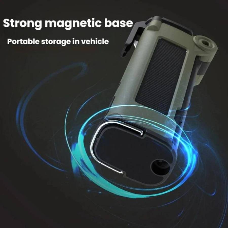 SB-2026 Car Window Breaking Safety Hammer Multi-Functional Emergency Light &amp; Seatbelt Cutter ...