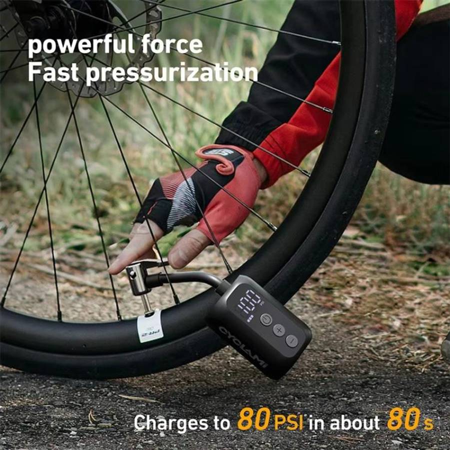 Bicycle Mini Electric Air Pump Basketball Soccer Ball Automatic Inflator, A5S