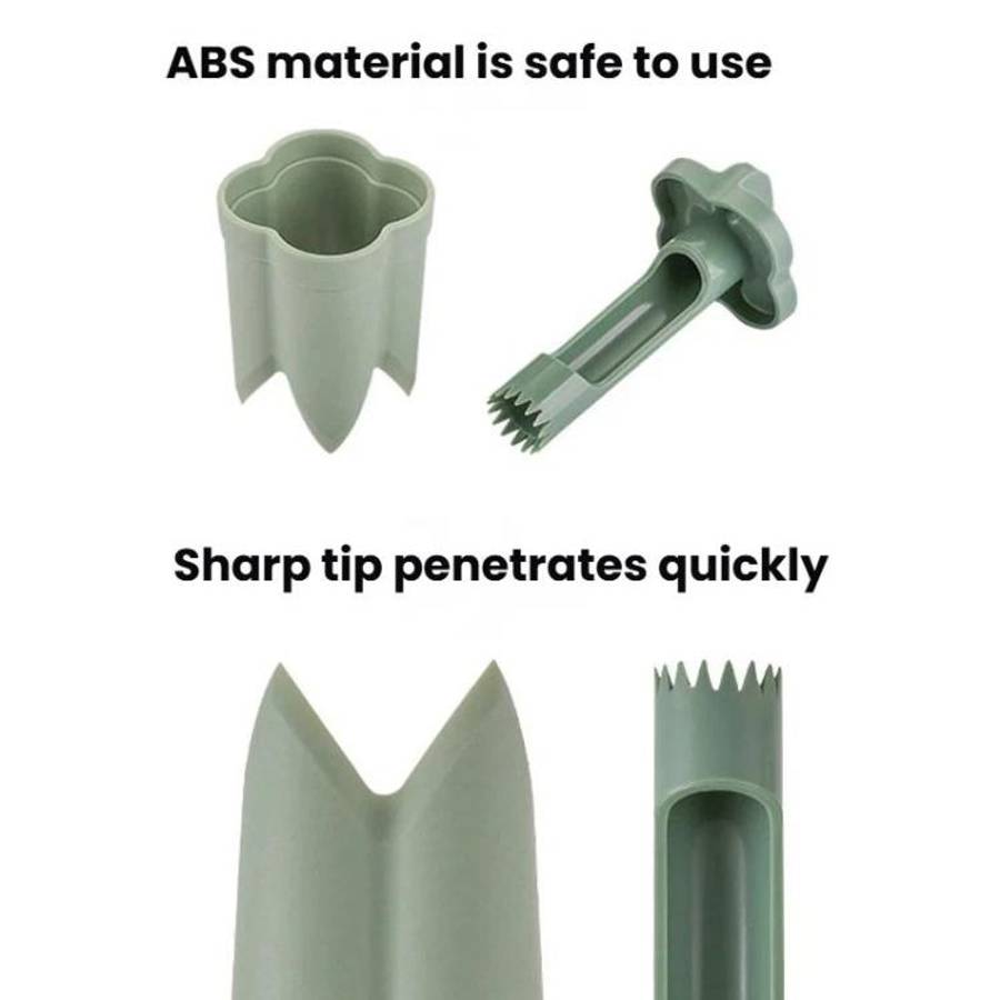 LsCook 3pcs /Box ABS Plastic Corer Pitting Tool Chili Seeder