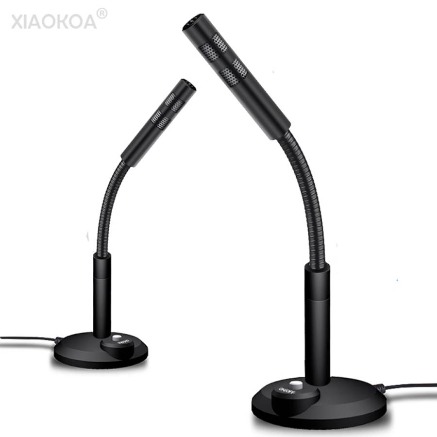 USB Condenser Microphone with Cable for Computer PC Desktop Laptop Notebook Cable Recording Gamin...