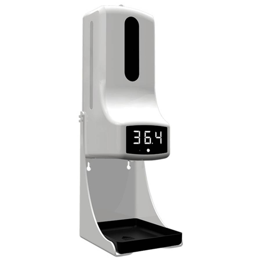 K9 Pro Handsfree Non-contact Body Light-sensitive Distance Sensor Thermometer + 1000ml Automatic ...