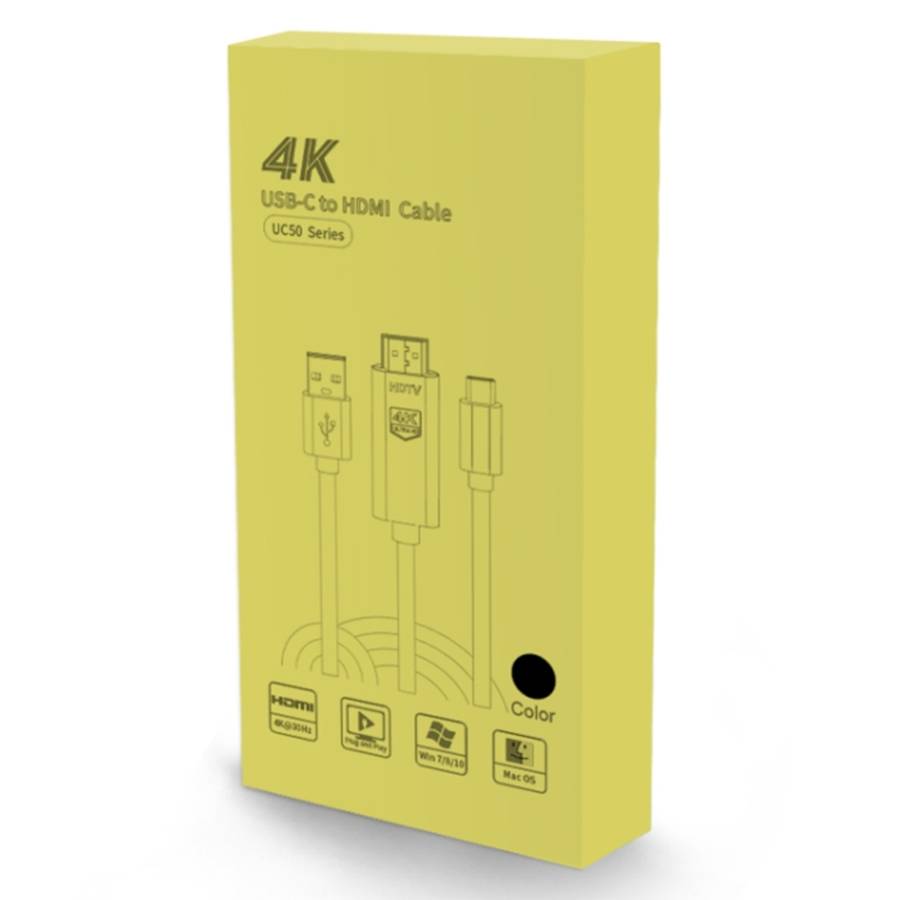UC505 USB-C / Type-C 4K 30Hz HDTV Cable