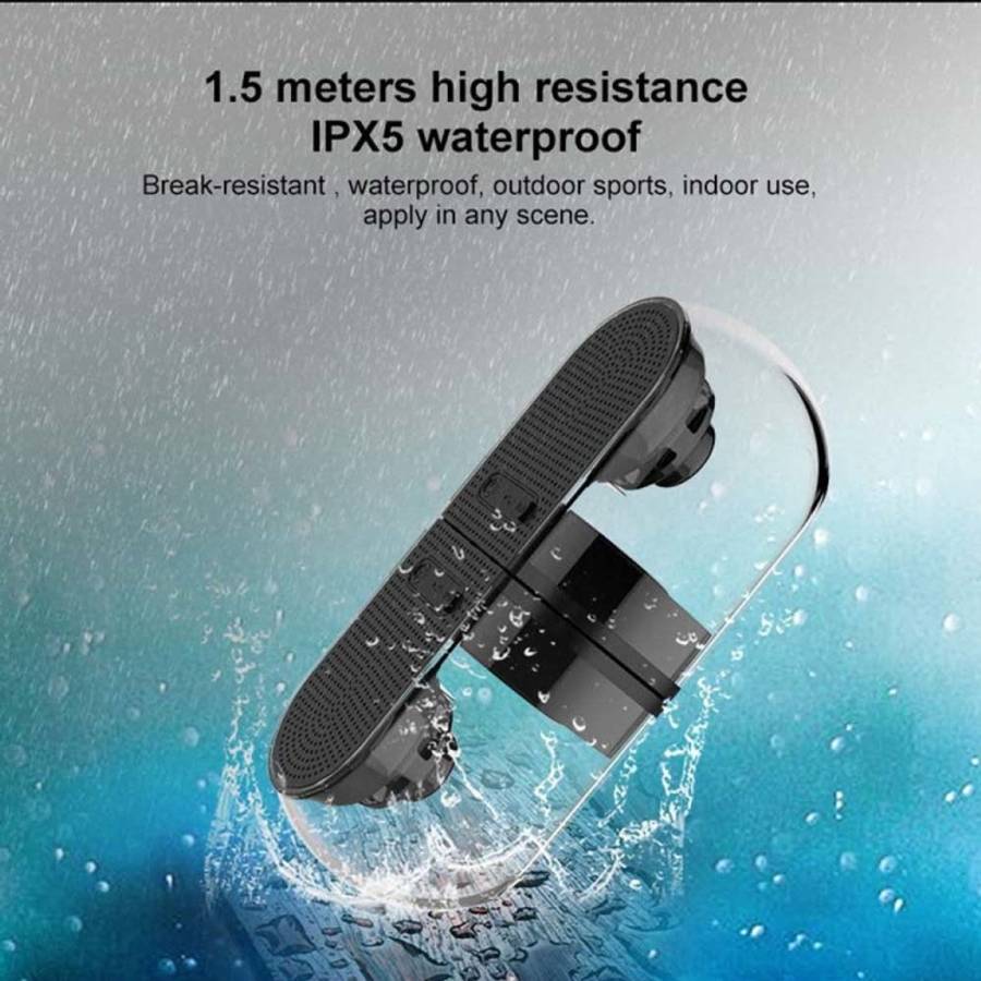 True 3D TWS Magnetic Wireless Bluetooth Stereo Surround HiFi Speaker with Full Transparent Home
