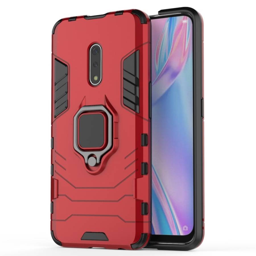 PC + TPU Shockproof Protective Case for OPPO K3 /Realme X, with Magnetic Ring Holder, For OPPO K3