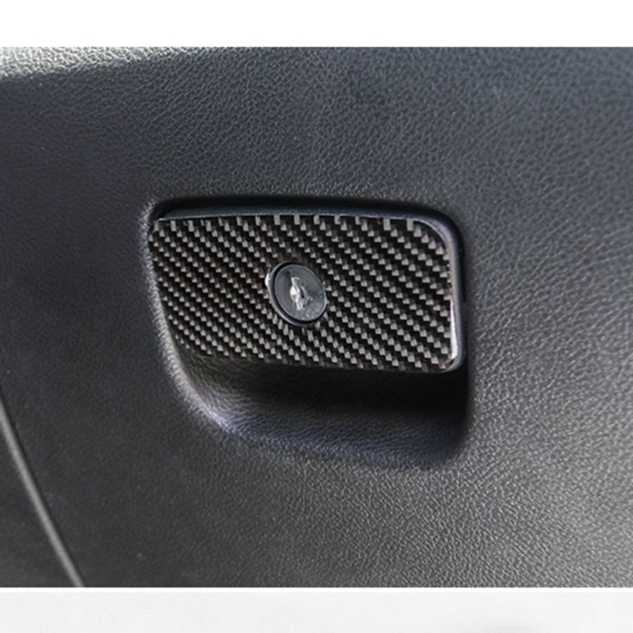 Car Front Passenger Seat Storage Box Carbon Fiber Decorative Sticker for Jeep Grand Cherokee 2011...