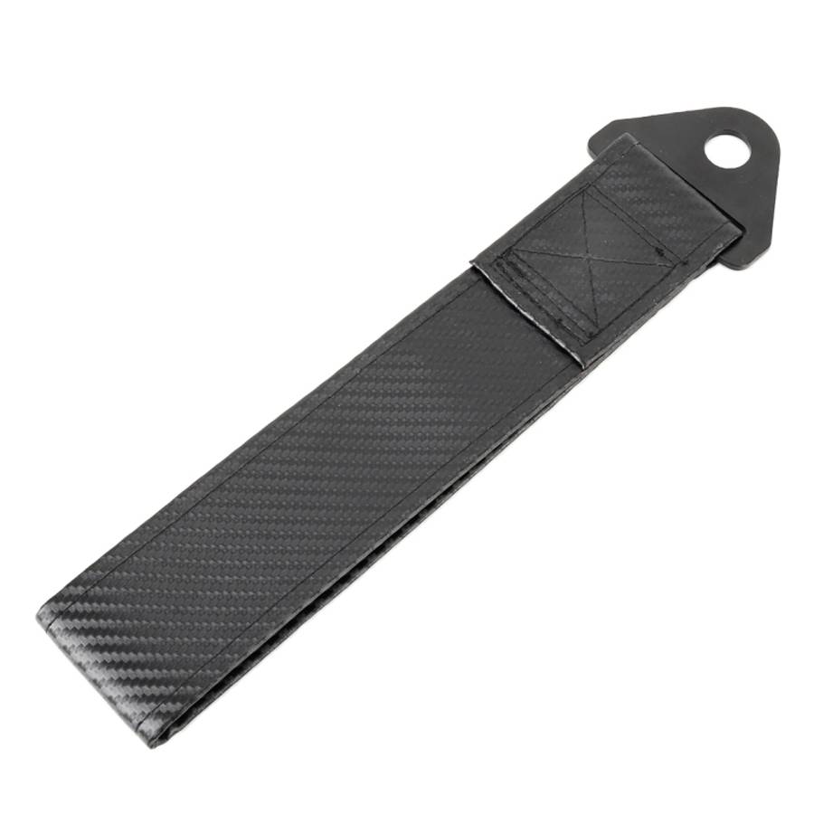 Car Universal Tow Strap Screw Hole Carbon Fiber Towing Rope