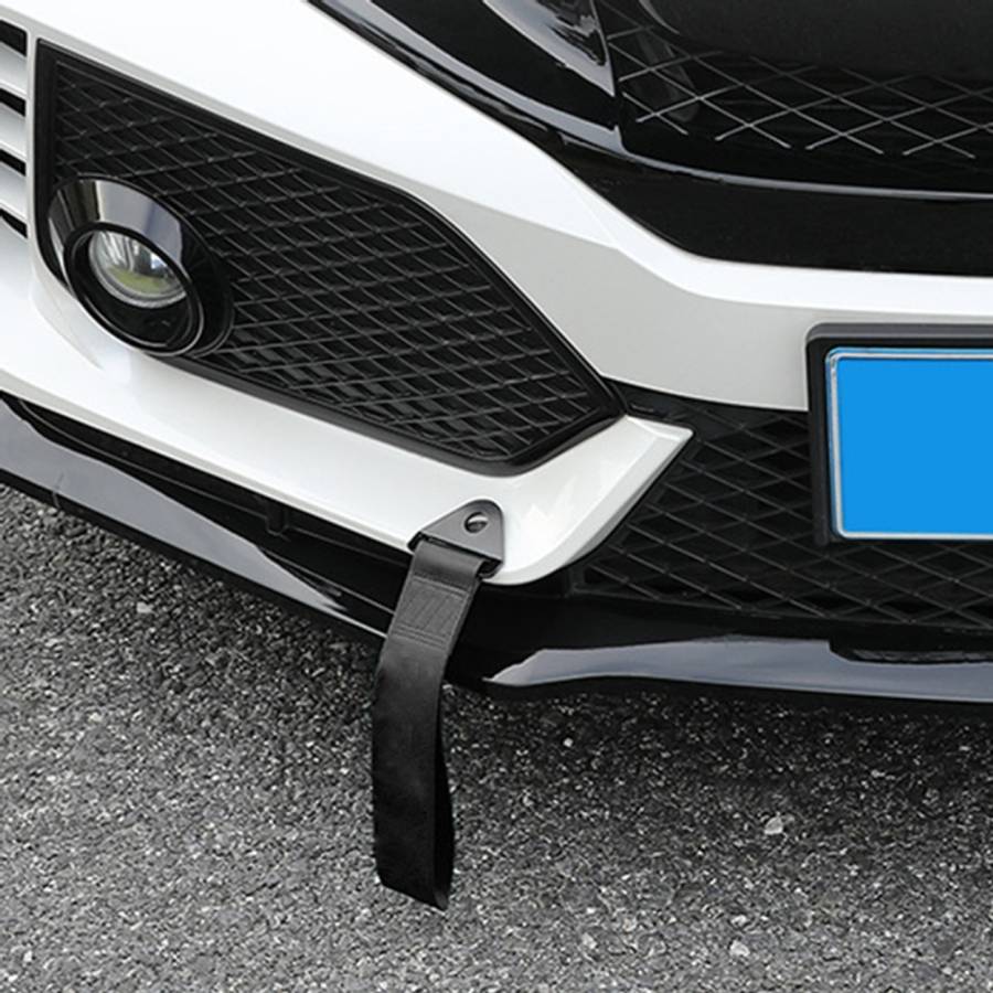 Car Universal Tow Strap Screw Hole Carbon Fiber Towing Rope