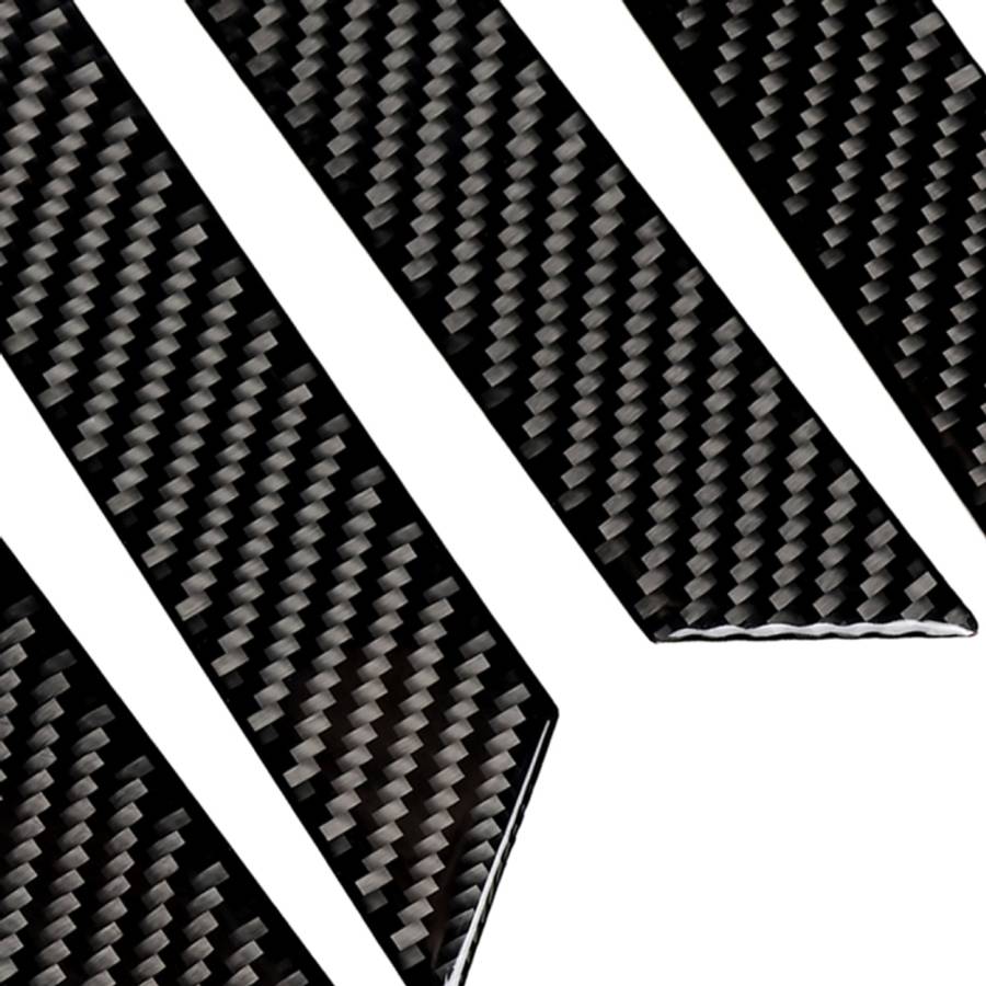 Car Carbon Fiber Door Handle Decorative Sticker for Volkswagen Golf 7 2013-2017