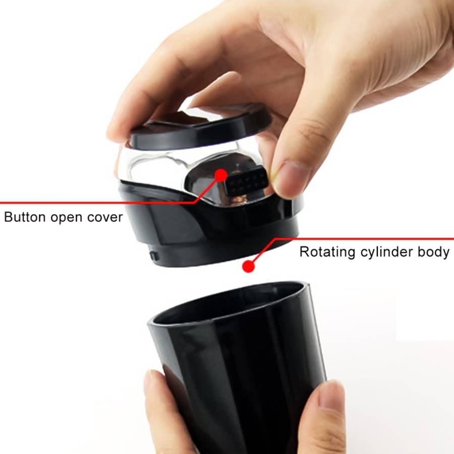 2 in 1 Universal Car Detachable Electronic Cigarette Lighter + Trash Rubbish Bin Ashtray