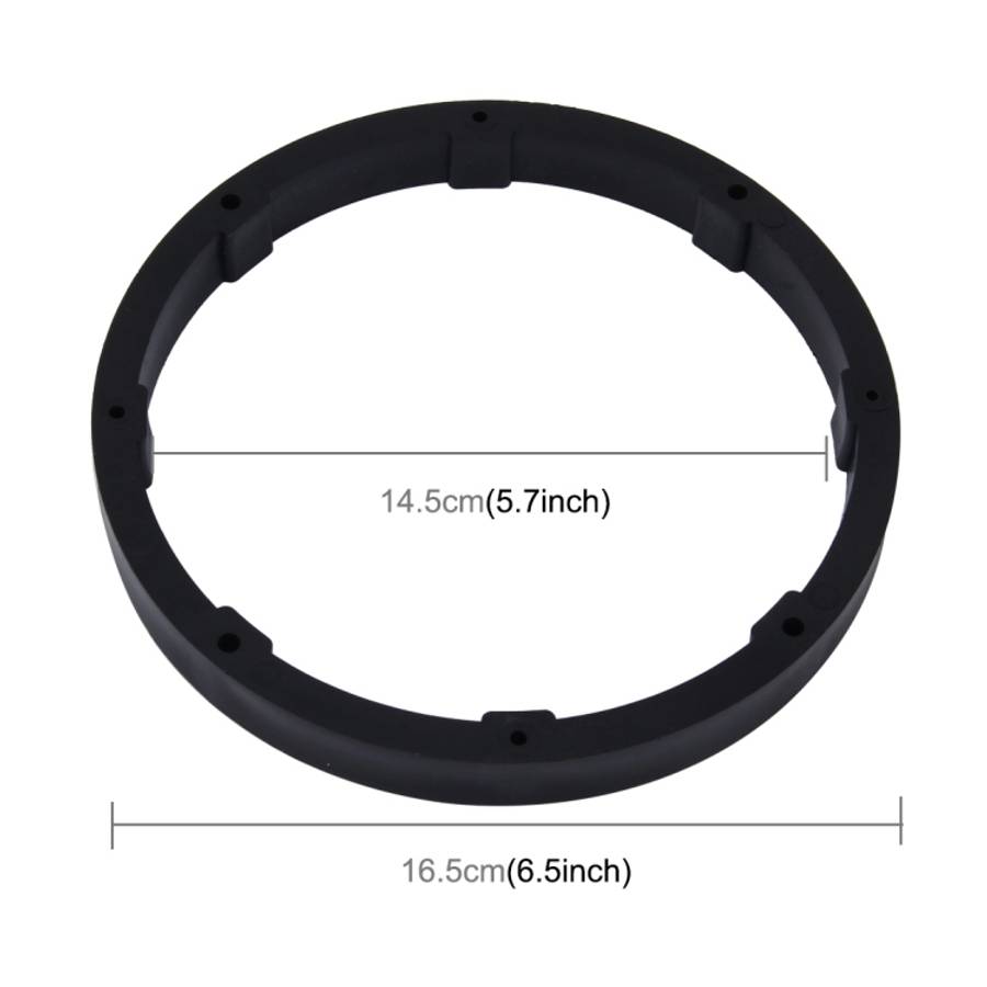 2 PCS 6.5 inch Car Auto ABS  Loudspeaker Base Protection Solid Cover Holder Mat, Inner Diameter: ...