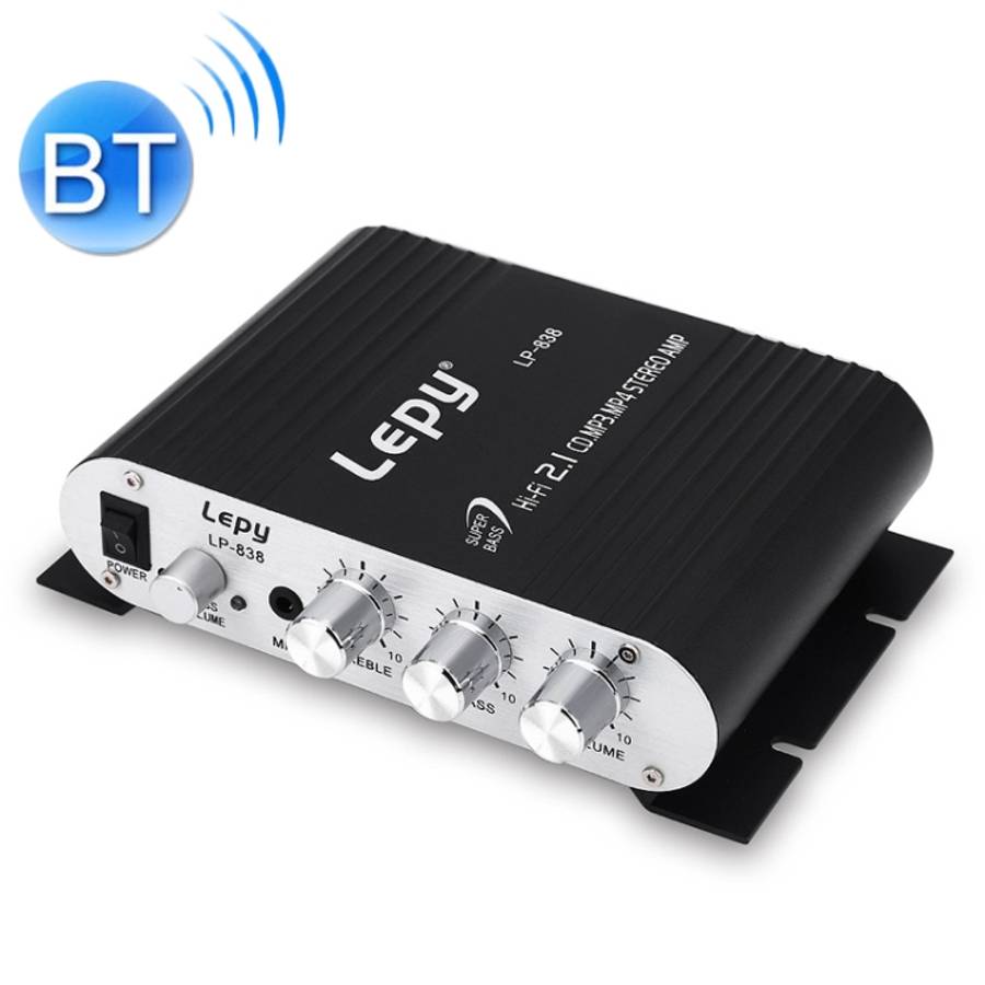Car 2.1CH HIFI Subwoofer Amplifier Audio, Support MP3