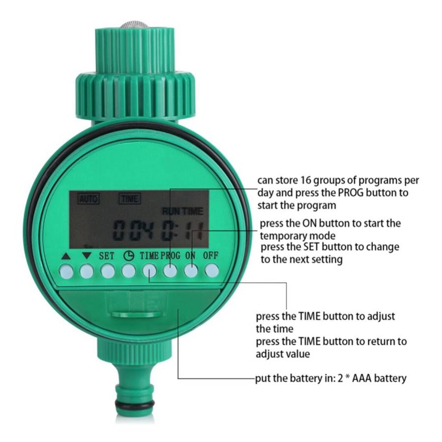 Automatic Watering Controller Timer Garden Water Timer Sprinkler Irrigation Controller Irrigation...