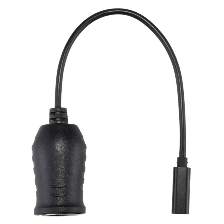 Car 60-100W DC18-20V Multi-functional USB-C / Type-C Connector to Cigarette Lighter