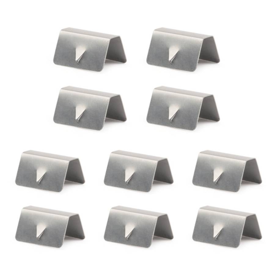 10 PCS Car Windshield Clip Wind / Rain Deflector Channel Metal Buckle for Heko G3