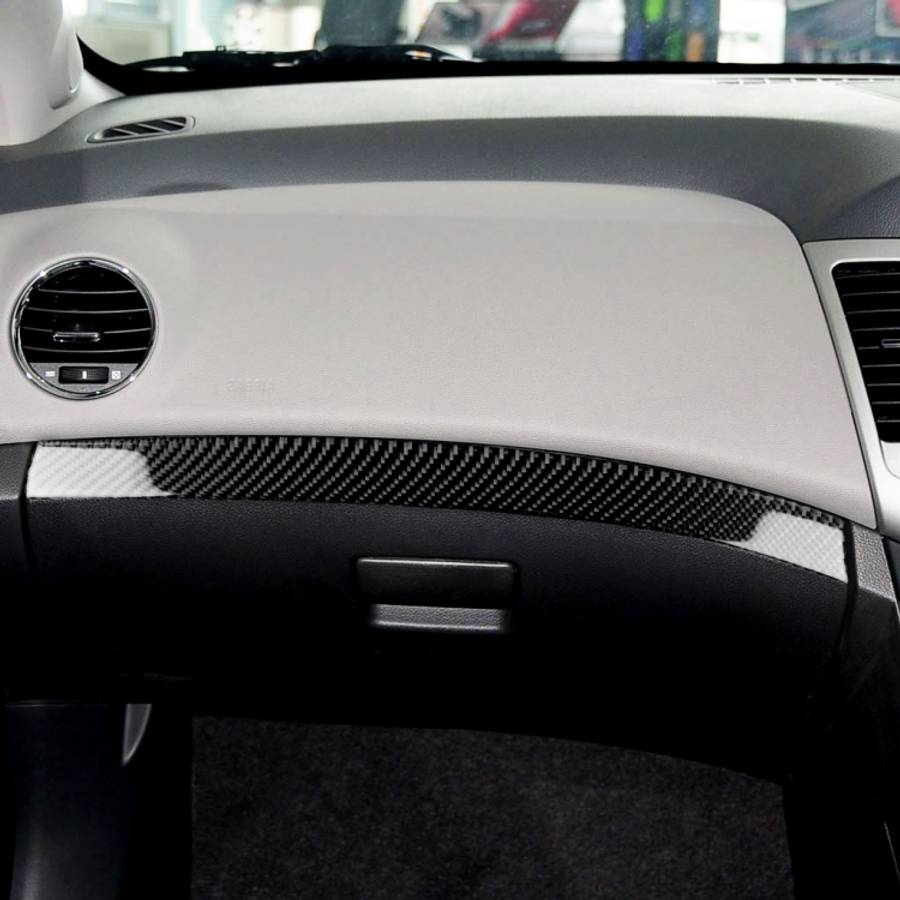 Car Carbon Fiber Dashboard Decorative Stripe for Chevrolet Cruze 2009-2015, Right Drive