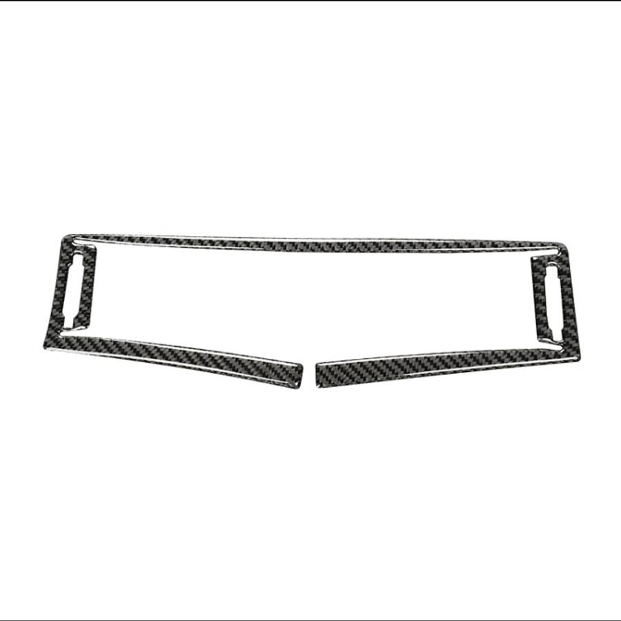 Car Carbon Fiber Central Control Air Outlet Decorative Sticker for Lexus IS250 2013-, Left Drive