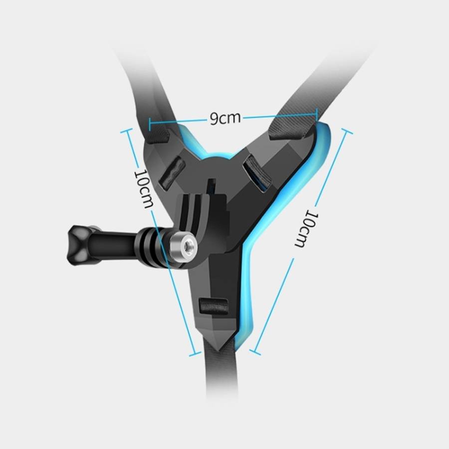 Helmet Belt Mount for GoPro, Insta360, DJI and Other Action Cameras