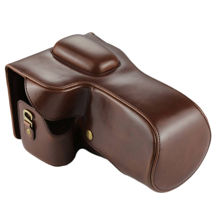 Full Body Camera PU Leather Case Bag for Nikon D7200 / D7100 / D7000 (18-200 / 18-140mm Lens), Fo...