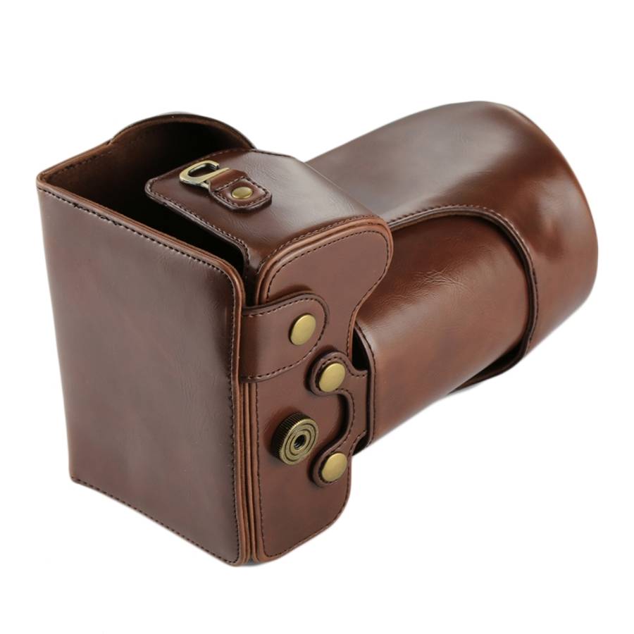 Full Body Camera PU Leather Case Bag for Nikon D7200 / D7100 / D7000 (18-200 / 18-140mm Lens), Fo...