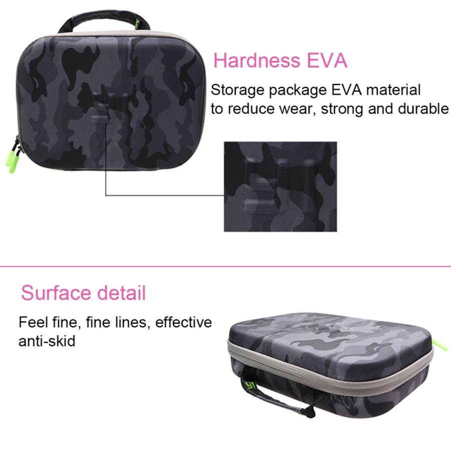 Camouflage Pattern EVA Shockproof Waterproof Portable Case forGoPro, Insta360, DJI and Other Acti...