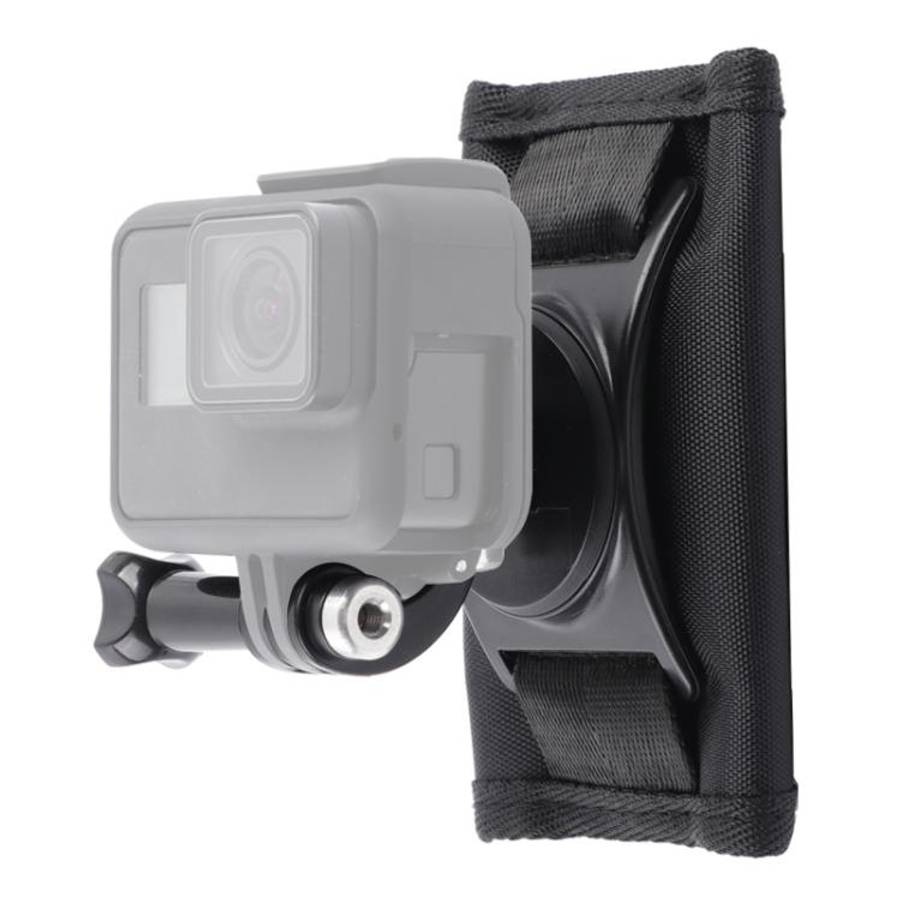 Hook and Loop Fastener Backpack Rec-Mounts Clip Clamp Mount with Screw for GoPro, Insta360, DJI a...