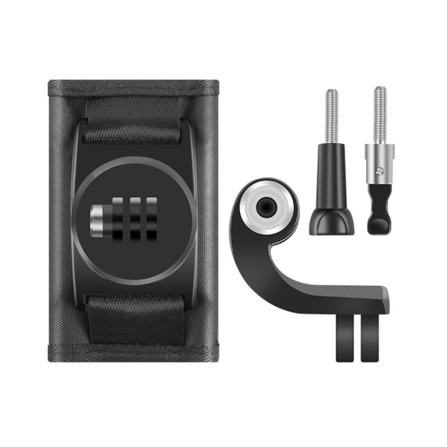 Hook and Loop Fastener Backpack Rec-Mounts Clip Clamp Mount with Screw for GoPro, Insta360, DJI a...