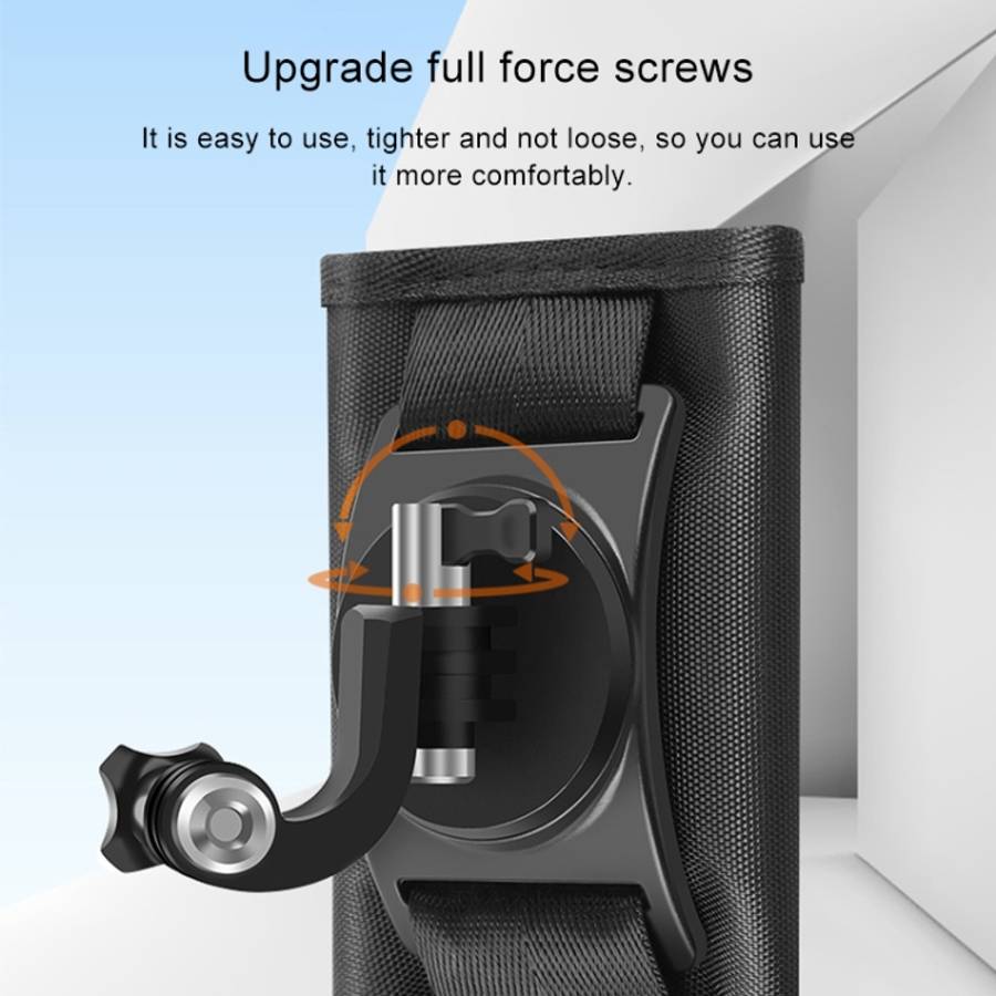 Hook and Loop Fastener Backpack Rec-Mounts Clip Clamp Mount with Screw for GoPro, Insta360, DJI a...