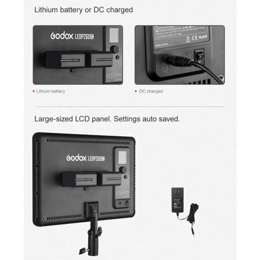 Godox LEDP260C LED Video Shoot Light, Standard Edition