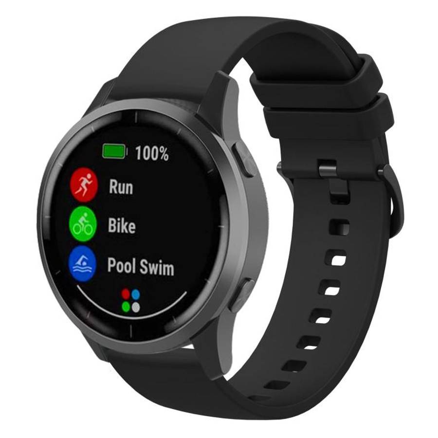 xDfind Flat Pure Color Silicone Watch Band, 20mm, 22mm, 18mm