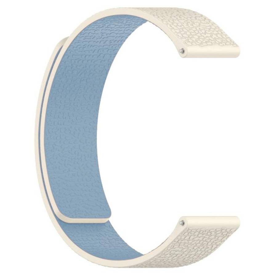 xDfind Flat Head Litchi Texture Magnetic Silicone Watch Band, 18mm, 20mm, 22mm, 14mm