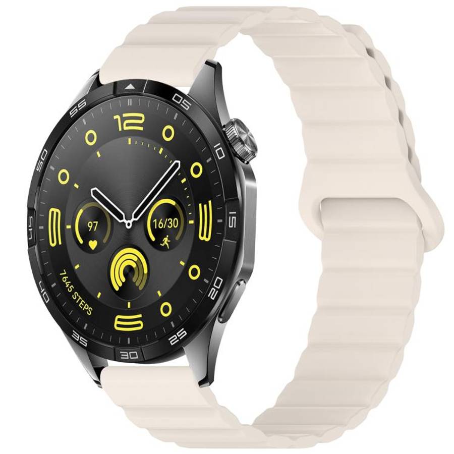 xDfind Loop Magnetic Glossy Silicone Watch Band, 18mm, 20mm, 22mm