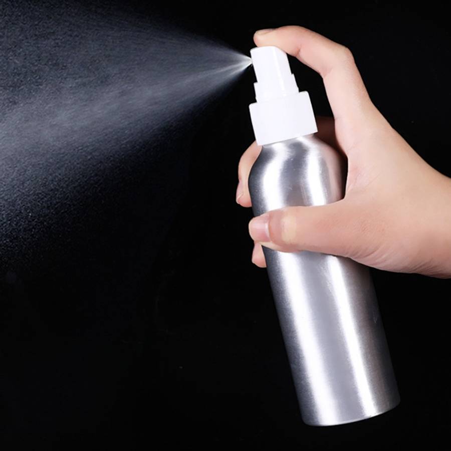 Refillable Glass Fine Mist Atomizers Aluminum Bottle, 100ml, 100ml