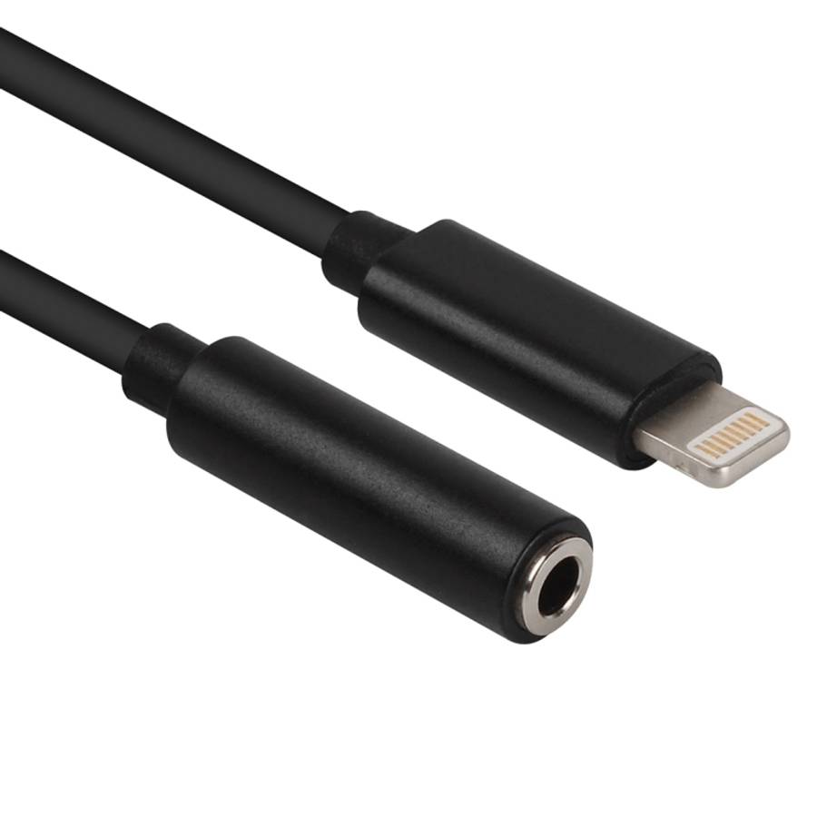 8 Pin to 3.5mm Audio Adapter, Length: About 12cm, Support iOS 13.1 or Above