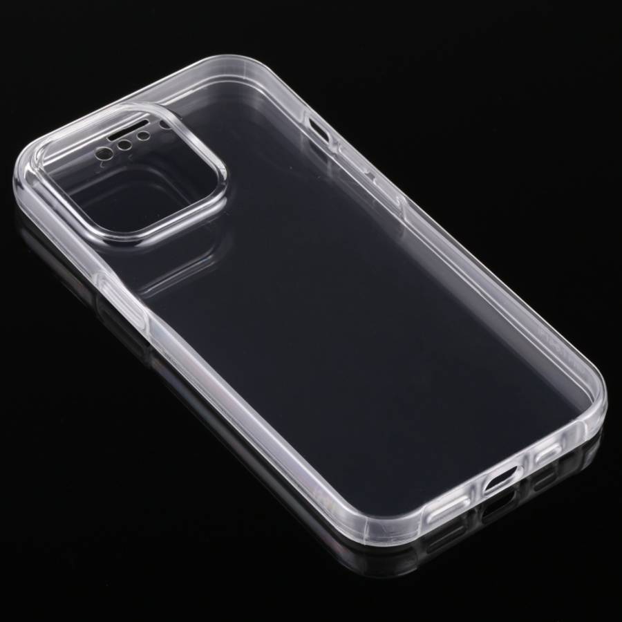 For iPhone 13 Pro PC+TPU Ultra-Thin Double-Sided All-Inclusive Transparent Case