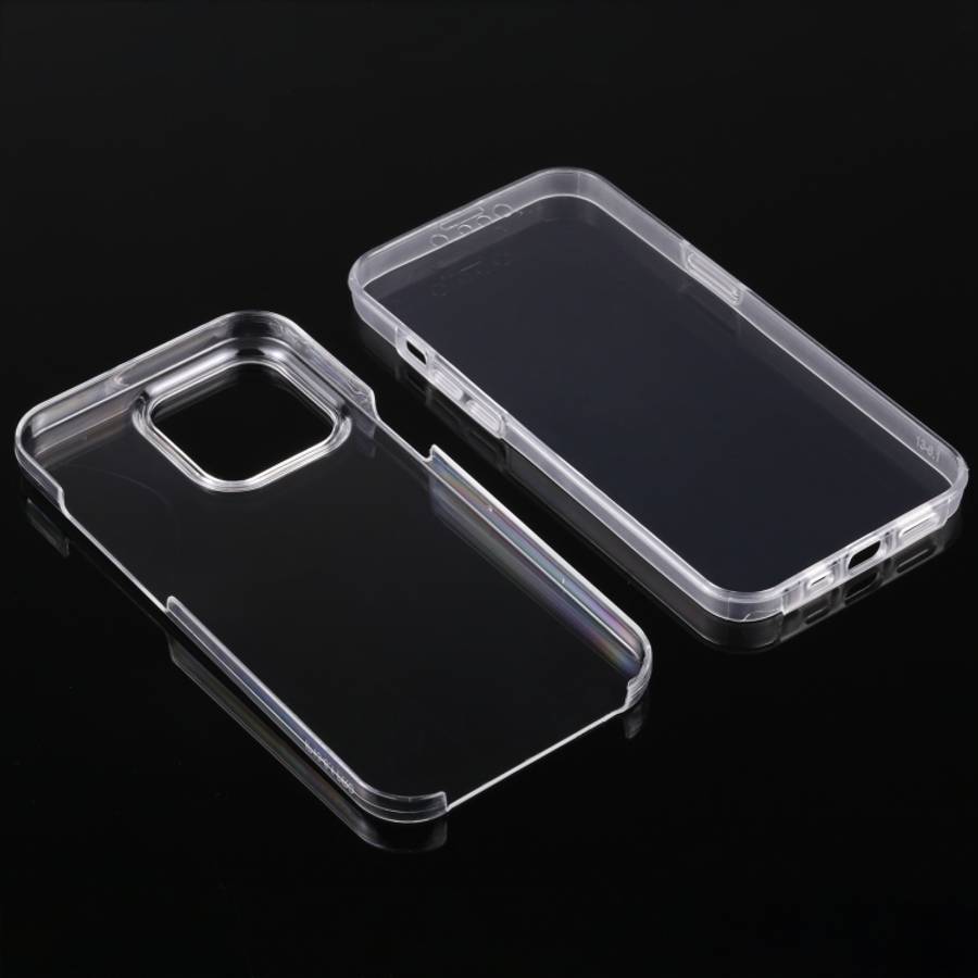 For iPhone 13 Pro PC+TPU Ultra-Thin Double-Sided All-Inclusive Transparent Case
